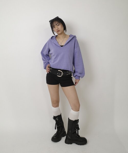WHO'S WHO gallery パーカー 「WEB限定」スキッパーフード