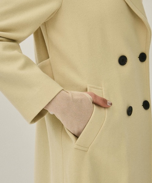 「PUBLIC TOKYO」 チェスターコート 1 ブラウン レディース_画像9