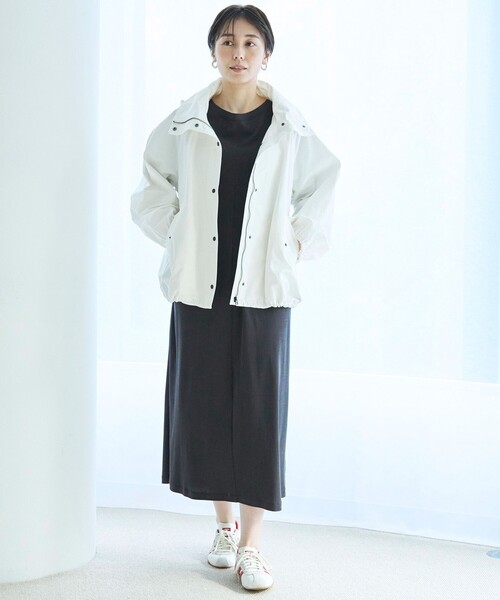 unfilo フーディブルゾン UNFILO ブルゾン アウター 「洗える」フーディブルゾン
