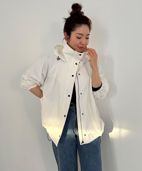 unfilo フーディブルゾン UNFILO ブルゾン アウター 「洗える」フーディブルゾン