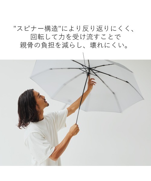 Waterfront（ウォーターフロント） 折りたたみ傘 スピンキャノピー 折