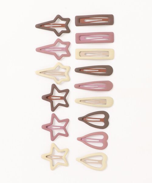 ヘアピン 「 Bambin / ボンバン 」 ぷっくり スター ハート パッチン