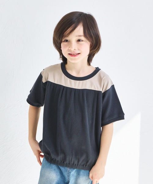 pairmanon（ペアマノン） tシャツ 「ふんわりワッフル」ワッフル 配色