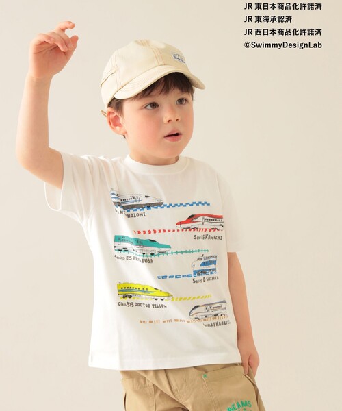 BEAMS mini tシャツ JR オールスター トレイン Tシャツ 2025SS