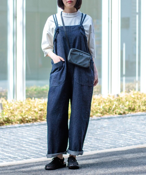 D.M.G. サロペット オーバーオール 「 D.M.G / ディーエムジー 」 綿麻