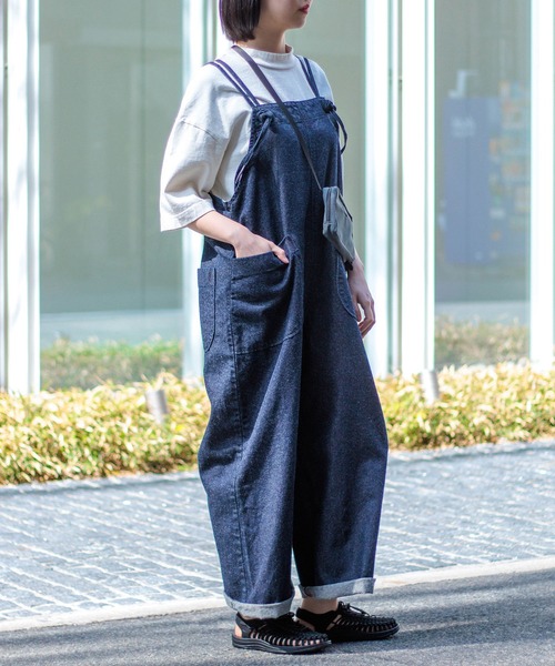 D.M.G. サロペット オーバーオール 「 D.M.G / ディーエムジー 」 綿麻