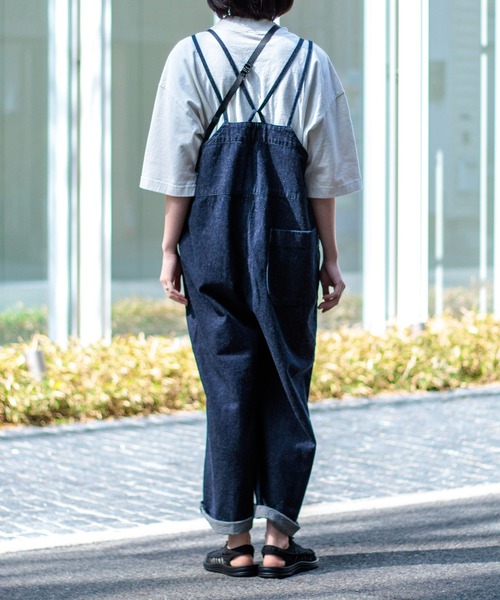 D.M.G. サロペット オーバーオール 「 D.M.G / ディーエムジー 」 綿麻