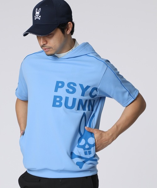 Psycho Bunny（サイコバニー） パーカー 「GOLF」バニーロゴ 半袖