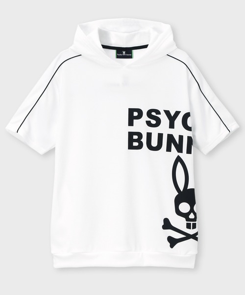 PSYCHO BUNNY フード付き半袖パーカー PSYCHO BUNNY フード付き半袖パーカー（Psycho Bunny パーカー