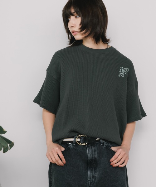 FACETASM tシャツ FACETASM/ファセッタズム WAFFLE KNIT TEE