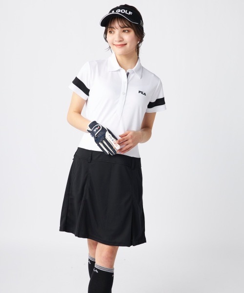 FILA GOLF ワンピース 「FILA GOLF/フィラゴルフ」レディース 袖ライン