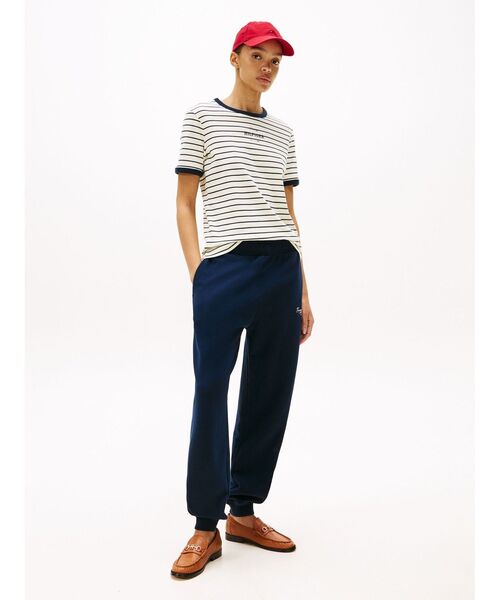 TOMMY JEANS tシャツ モノタイプクルーネックトップス