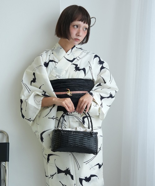 utatane 浴衣 ひとりで着れる！かんたん二部式浴衣セット ニコ
