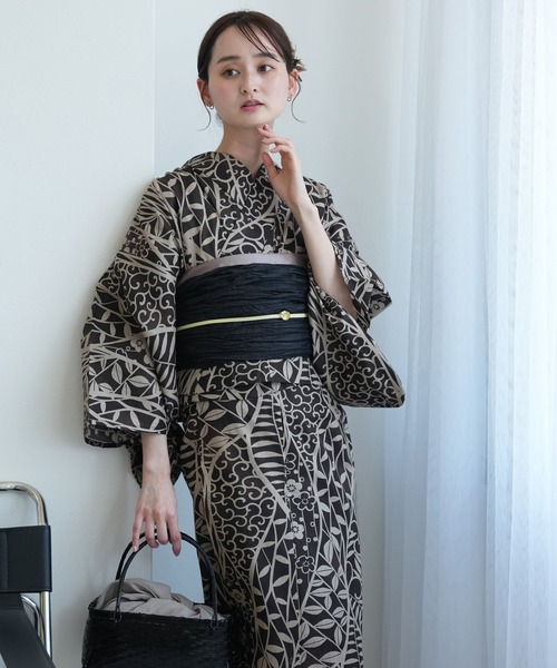 utatane 浴衣 ひとりで着れる！かんたん二部式浴衣セット ニコ