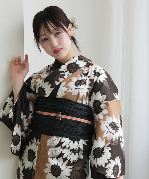 utatane 浴衣 ひとりで着れる！かんたん二部式浴衣セット ニコ