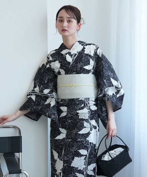 utatane 浴衣 ひとりで着れる！かんたん二部式浴衣セット ニコ