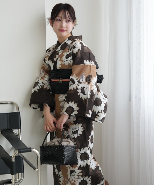utatane 浴衣 ひとりで着れる！かんたん二部式浴衣セット ニコ