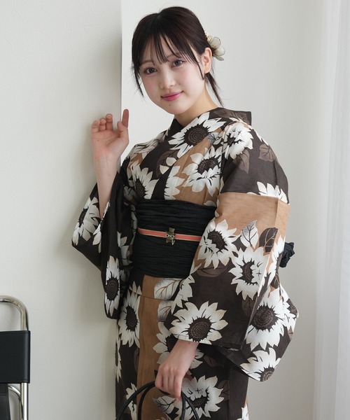 utatane 浴衣 ひとりで着れる！かんたん二部式浴衣セット ニコ