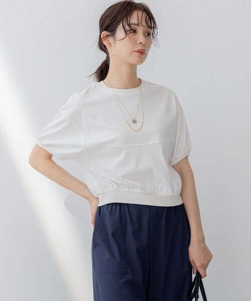 tシャツ クールプレーティング天竺スエットライク カットソー レディース