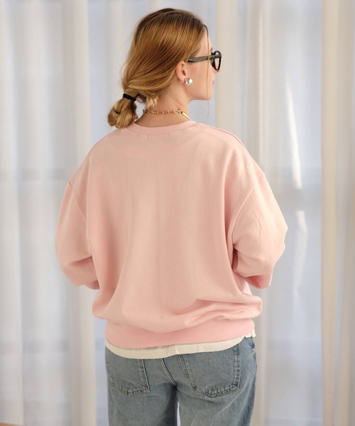 Mia トレーナー スウェット グラフィックスウェットシャツ レディース