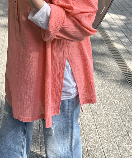 JOURNAL STANDARD ブラウス シャツ ソフトガーゼ2WAYビッグプル