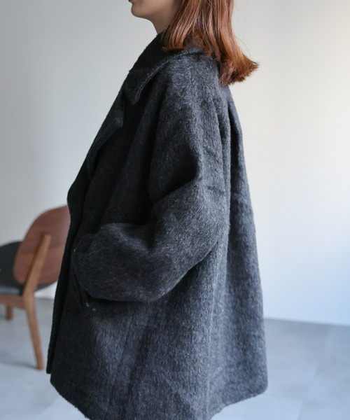 「sakishimatokyo」 ピーコート FREE グレー レディース_画像4