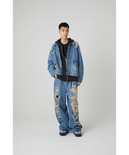 DISCOVERED（ディスカバード） デニムジャケット gジャン BORO DENIM