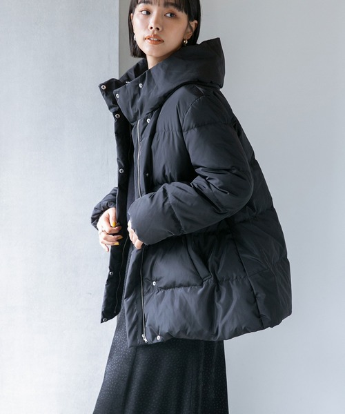 NANO universe（ナノ・ユニバース） ダウンジャケット FREE ブラック