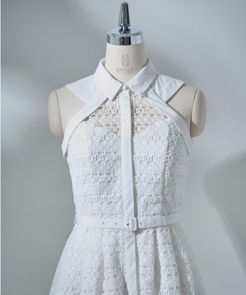 ERADIE（エラディエ） ワンピース Border Chemical lace Shirt One 