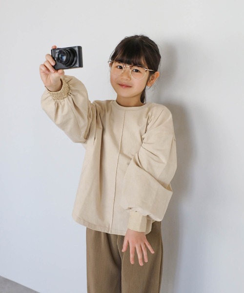 tシャツ ボリュームスリーブカフスデザインカットソー キッズ 子供服 男の子 女の子 | Bonjour Sagan | 06