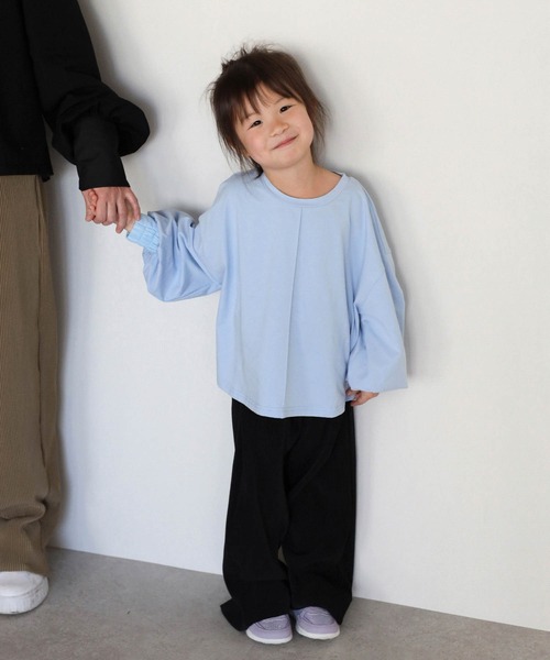 tシャツ ボリュームスリーブカフスデザインカットソー キッズ 子供服 男の子 女の子 | Bonjour Sagan | 21