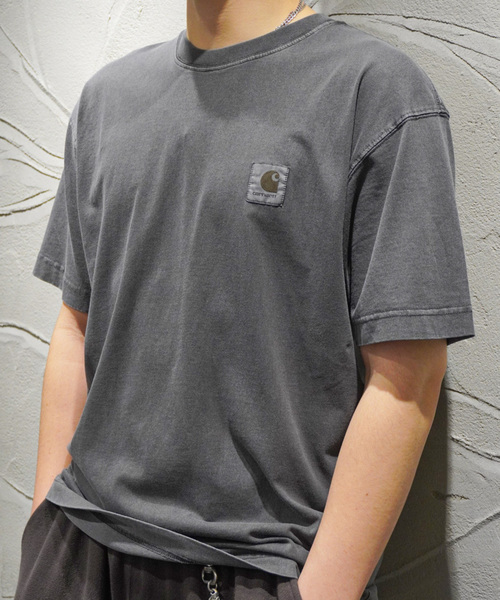 さらに100円引き◆CARHARTT◆S/S SOIL T-SHIRT S/S UNIVERSITY T-SHIRT - Arcade / White