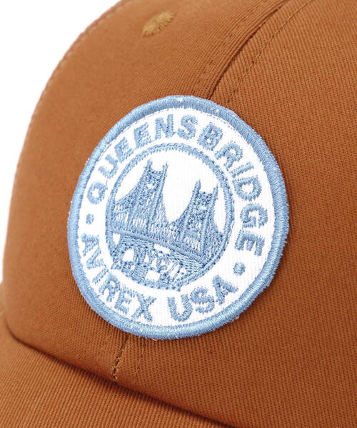 国内発送【AVIREX】CIRCLE LOGO CAP / QUEENS BRIDGE CIRCLE LOGO CAP 