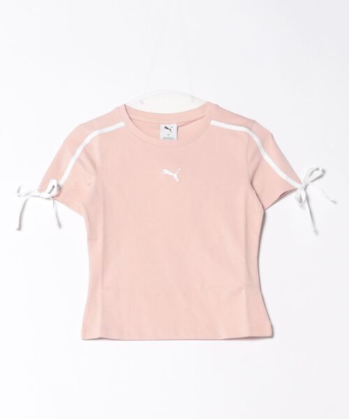 [PUMA] セットアップ対応★肩リボン 半袖Tシャツ PUMA] セットアップ対応☆肩リボン 半袖Tシャツ