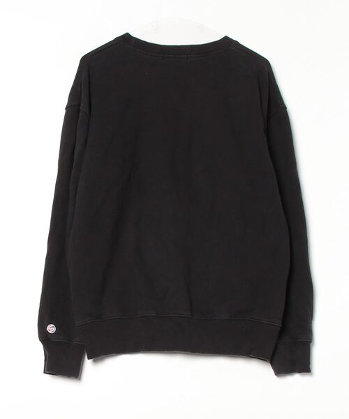 「SILAS」 スウェットカットソー LARGE ブラック メンズ_画像2