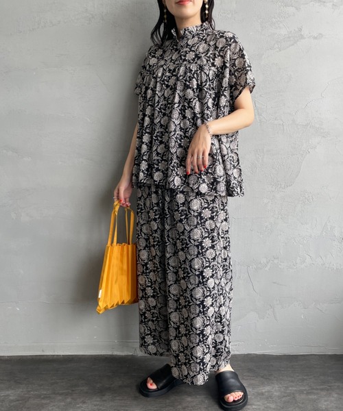 SOIL(ファッション) ブラウス シャツ 「SOIL/ソイル」 コットン