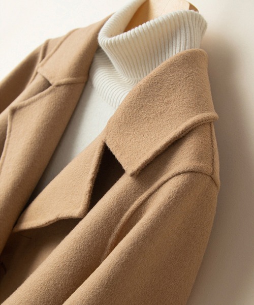 「SMILE ORCHID」 ピーコート M ブラック レディース_画像8