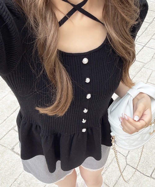 apres jour ニット セーター 「French Girly Collection」クロス