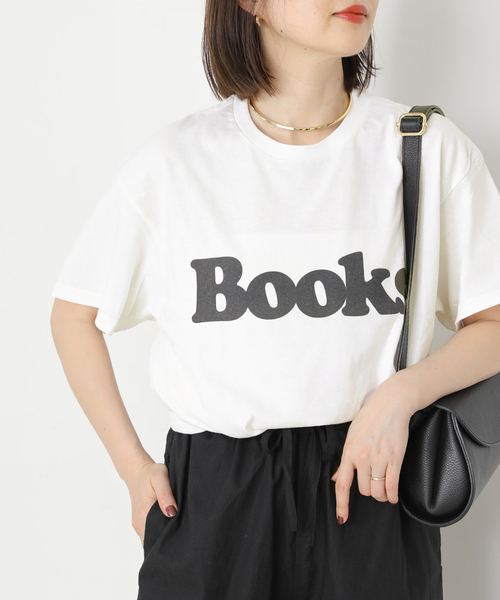 tシャツ 「Pacific BOOKS 」WHITE t-shirts 1：Tシャツ レディース
