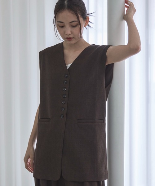 feepur（フェピュール） ベスト ジレ 「セットアップ可」コンフォート