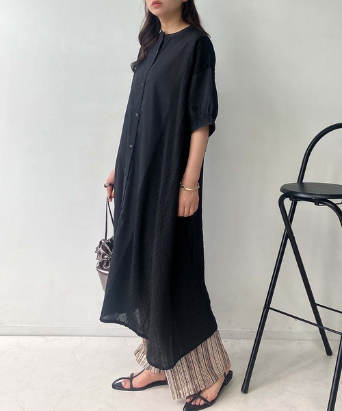 ワンピース　Penguin sama AS KNOW ワンピース ○袖口シャーリング まぜワンピース : ZOZOTOWN