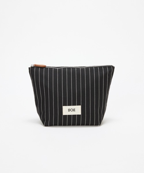 EFOLE（エフォル） ポーチ 「ZOZO限定」Stripe logo pouch