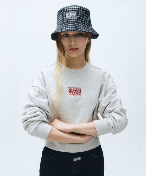 スウェット・トレーナー MARITHE CLASSIC LOGO SWEATSHIRT 4BFK955 MARITHE + FRANCOIS GIRBAUD トレーナー スウェット CLASSIC