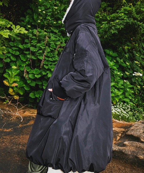 コート アウター LONG MA-1 BALLOON CT レディース ma1 ロング コート