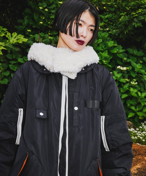 PAMEO POSE GunFlap Coat MA-1 タイプ コート PAMEO POSE（パメオポーズ）の「GunFlap Coat（MA-1）」 - WEAR