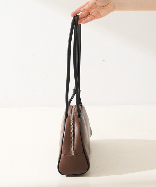 Rouge vif（ルージュ ヴィフ） ボストンバッグ パイピングロング