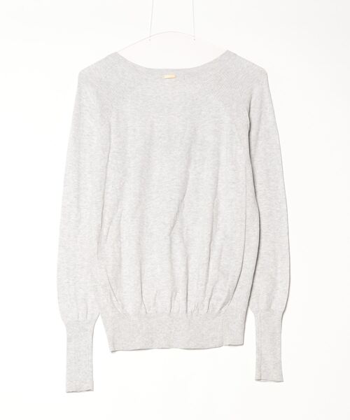 「VENERTA knitwear」 長袖ニット 1 グレー レディース_画像2