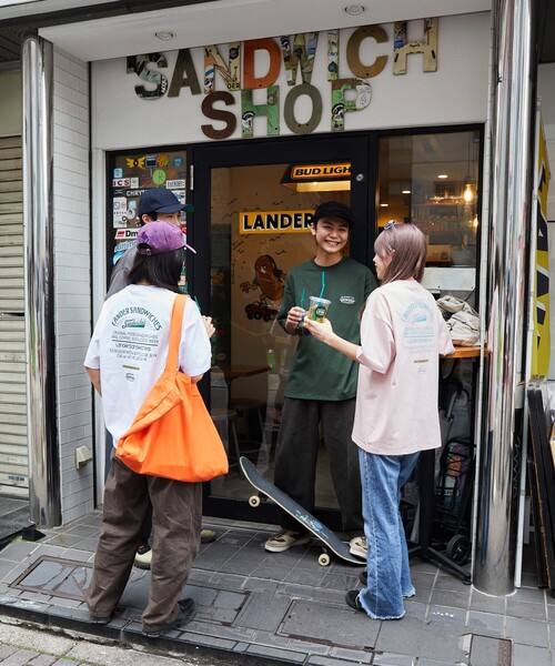 「FREAK'S STORE」 半袖Tシャツ SMALL ピンク メンズ