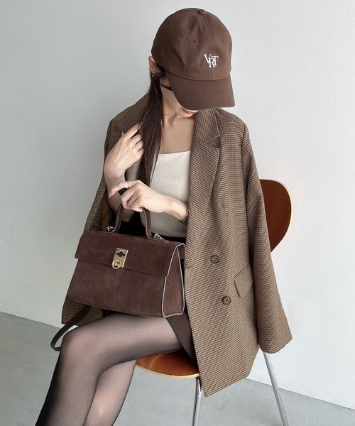 Meiru ジャケット テーラードジャケット ダブルテーラードジャケット