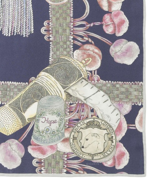 MOONBAT ストール マフラー スカーフ SWASH LONDON シルクツイル 88*88